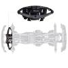 CrazyHobby Brass Steering Link for 1/18 TRX4M TRX4MT Bronco Defender Crawler Car Upgrade Parts (Black Gold) view 2