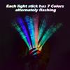 Hongfu Glow Sticks Bulk, 15 Pcs LED Light Up Wands with 3 Modes, Multicolor, Party Supplies for Wedding, Raves, Concert, Party view 2