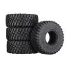 1.0 Inch High Adhesive Crawler Rubber Tires 55mm X 22mm with Foam Inserts for Traxxas 1:18 TRX4M Ford Bronco / TRX4M Land Rover Defender/Axial 1:24 SCX24 Deadbolt / SCX24 Jeep Wrangler Upgrades view 1