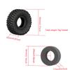 1.0 Inch High Adhesive Crawler Rubber Tires 55mm X 22mm with Foam Inserts for Traxxas 1:18 TRX4M Ford Bronco / TRX4M Land Rover Defender/Axial 1:24 SCX24 Deadbolt / SCX24 Jeep Wrangler Upgrades view 2