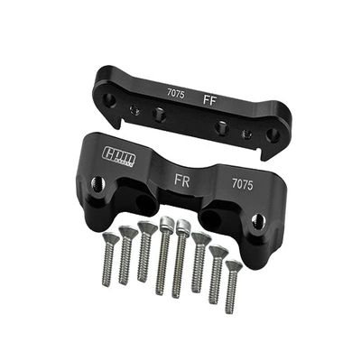 Aluminum Front Lower Suspension Mount for Arrma 1:5 KRATON 8S BLX/Outcast 8S BLX/KRATON EXB Roller Upgrades - Black