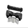 Aluminum Front Lower Suspension Mount for Arrma 1:5 KRATON 8S BLX/Outcast 8S BLX/KRATON EXB Roller Upgrades - Black view 1