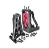 Aluminum 7075-T6 Quick Release Motor Base + Motor Fixing Mount for 1:5 Traxxas X Maxx 6S / X Maxx 8S / XRT 8S Monster Truck Upgrades - Black view 1