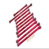 Axial 1/18 UTB18 Capra 4WD Unlimited Trail Buggy AXI01002 Upgrade Parts Aluminum 7075-T6 Front & Rear Chassis Links Parts Tree + Front Steering Link Rod - Red view 1