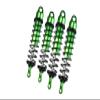 Aluminum 6061-T6 Front and Rear Adjustable Spring Dampers with 6mm Shaft for Traxxas 1/8 4WD Sledge Monster Truck 95076-4 Upgrades - Green view 1
