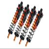 Aluminum 6061-T6 Front and Rear L-Shape Piggy Back (Built-in Piston Spring) Adjustable Spring Dampers for Traxxas 1/8 4WD Sledge Monster Truck 95076-4 Upgrades - Orange view 1