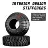 1.0 Inch High Adhesive Crawler Rubber Tires 62mm X 20.5mm with Foam Inserts for Traxxas 1:18 TRX4M Ford Bronco / TRX4M Land Rover Defender/Axial 1:24 SCX24 Deadbolt / SCX24 Jeep Wrangler Upgrades view 3