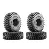 1.0 Inch High Adhesive Crawler Rubber Tires 62mm X 20.5mm with Foam Inserts for Traxxas 1:18 TRX4M Ford Bronco / TRX4M Land Rover Defender/Axial 1:24 SCX24 Deadbolt / SCX24 Jeep Wrangler Upgrades view 4