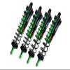 Aluminum 6061-T6 Front and Rear L-Shape Piggy Back (Built-in Piston Spring) Adjustable Spring Dampers for Traxxas 1/8 4WD Sledge Monster Truck 95076-4 Upgrades - Green view 1