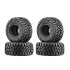 1.0 Inch Adhesive Rubber Tires 50.8mm X 22.5mm with Foam Inserts for Traxxas 1:18 TRX4M Ford Bronco/Land Rover Defender/Axial 1:24 SCX24 Deadbolt/Jeep Wrangler Upgrades view 1