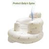 AirSwim Baby Inflatable Seat for Babies 3 Months and Up, Portable Inflatable Kiddie Pool for Toddler, Indoor& Outdoor Baby Support Seat and Small Swimming Pool for Kids, Orange view 2