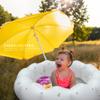AirSwim Baby Inflatable Seat for Babies 3 Months and Up, Portable Inflatable Kiddie Pool for Toddler, Indoor& Outdoor Baby Support Seat and Small Swimming Pool for Kids, Orange view 4