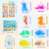 48 Pcs Mochi Squishy Toys with Water Beads for Kids Party Favors, Mini Stress Relief Squishy Fidget Toys for Classroom Prizes Christmas Party Favors Goodie Bag Stuffers Birthday Gift with Stickers view 3