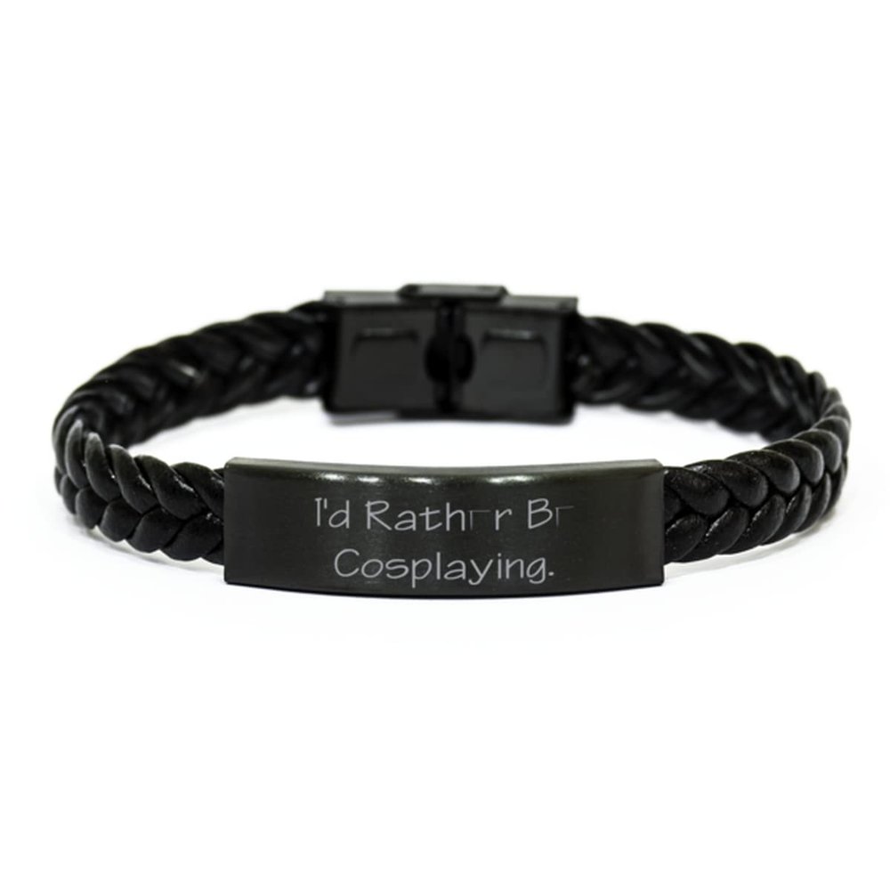Cheap Cosplaying Gifts, I'd Rather Be Cosplaying, Cool Birthday Braided Leather Bracelet from Friends, Hobby Ideas, Gift Ideas for hobbyists, Hobbies for Couples, Hobbies for, Fun Hobbies