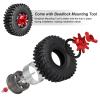 Hobbypark 1.9 Beadlock Wheels and Tires 120mm / 4.72inch Height and Mounting Install Tool for 1/10 RC Crawler with Foam Inserts,Set of 4 (Gray&Black) view 4
