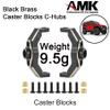 TRX4M Brass Weight Blocks Knuckle Axle Cover Diff Cover Steering Link for 1/18 RC Car TRX4M Upgrade Parts RC Crawler (4-in-1 Set for TRX4M) view 2