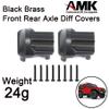 TRX4M Brass Weight Blocks Knuckle Axle Cover Diff Cover Steering Link for 1/18 RC Car TRX4M Upgrade Parts RC Crawler (4-in-1 Set for TRX4M) view 4
