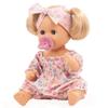 Gtz Sleepy Aquini Girl Flower - 13" Bath Baby Girl Doll with Blonde Hair to Wash and Style view 4