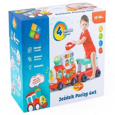 4 in 1 Smart Learning Push & Ride Train