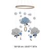 Cloud Baby Mobile for Crib - Hanging Nursery Ceiling Decoration for Newborns, Infants, and Toddlers in Children's Room view 2