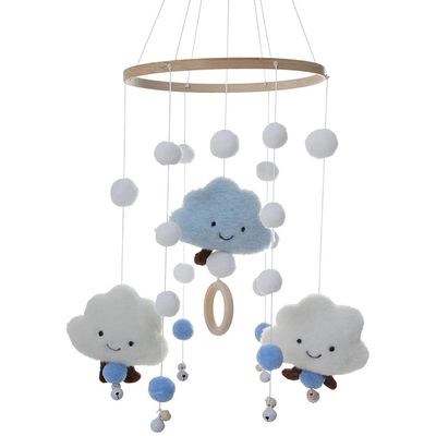 Baby Mobile for Crib Hanging Nursery Decoration Newborns Infants Bed Cot Ceiling Mobile Children's Room Blue