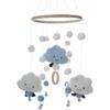Baby Mobile for Crib Hanging Nursery Decoration Newborns Infants Bed Cot Ceiling Mobile Children's Room Blue view 1
