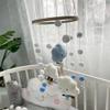 Baby Mobile for Crib Hanging Nursery Decoration Newborns Infants Bed Cot Ceiling Mobile Children's Room Blue view 3