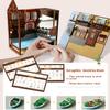 Lannso DIY Book Nook Kit, DIY Dollhouse Booknook Insert Decor, 3D Wooden Puzzle Miniature Kit with LED Light (TC16) view 3