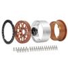 Lifehead Aluminum RC Rims 2.2 Inch Split Structure Beadlock Wheels Rims for 1/10 RC Model Car Crawler Retrofit Accessories D90 KM5 YK4082 Axial SCX10 90046 RR10 Traxxas TRX4 TRX6 view 3