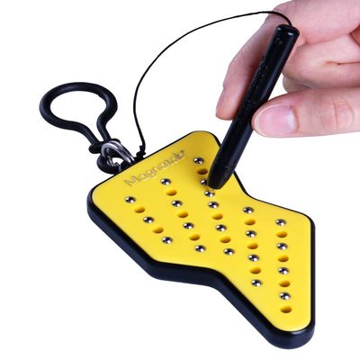 PlayMonster Magnatab Minis  Lightning Bolt  Sensory Fidget Toy  Drawing Tool  Satisfying Sounds  Travel-Friendly  Ages 3+