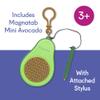 Magnatab Minis - Sensory Toys, Magnetic Drawing Tool, Toddler Writing Practice, Sensory Play, Fidget Toys, Stylus Included, Travel-Friendly, Ages 3+ - Avocado view 2