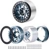 Lifehead Aluminum RC Rims 2.2 Inch Split Structure Beadlock Wheels Rims for 1/10 RC Model Car Crawler Retrofit Accessories D90 KM5 YK4082 Axial SCX10 90046 RR10 Traxxas TRX4 TRX6 view 3