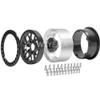 Lifehead Aluminum RC Rims 2.2 Inch Split Structure Beadlock Wheels Rims for 1/10 RC Model Car Crawler Retrofit Accessories D90 KM5 YK4082 Axial SCX10 90046 RR10 Traxxas TRX4 TRX6 view 4