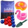 LuluCircle LuluBall Outdoor Beach Toss Game Set 10 Balls, Beach Games, The Beach Must-Have Game for Family Adult Friends (American Blue) view 1