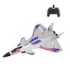 QIYHBVR RC Fighter Jet Remote Controlled Airplane, 2.4 GHz Control Flight Distance 300 Meters, Lightweight Flexible Impact Resistant Body, Includes Night Light, Ages 8 and Up view 1