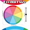 Xuhal 2 Set Magnetic Spinner for White Board School Dry Game Wheel Erase Magnetic Rainbow Color Plastic Game Spinner with Writing Film and Arrows for Classroom Math Manipulatives Supplies view 2