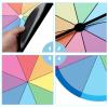 Xuhal 2 Set Magnetic Spinner for White Board School Dry Game Wheel Erase Magnetic Rainbow Color Plastic Game Spinner with Writing Film and Arrows for Classroom Math Manipulatives Supplies view 3