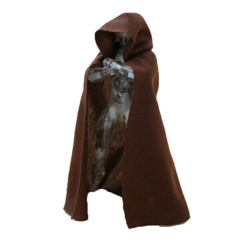1:12 Scale Brown Cape Cloak with Hat for Bandai SHF (no Figure)