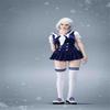 1/6 Scale Winter Girl Female Head Sculpt and Clothes for 12inch Phicen TBL JO Female Action Figure Body (A) view 3