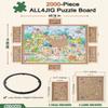 ALL4JIG 2000 Pieces Rotating Puzzle Board with 6 Drawers and Cover,28"x40"Portable Wooden Jigsaw Puzzle Table for Adults,Lazy Susan Spinning Puzzle Boards Birthday Gift for mom view 3