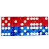 Yuanhe Grade AAA Precision 19mm Serialized Casino Craps Dice Set of 10 with Razor Edges and Corners-Blue & Red view 1