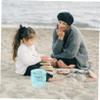 Yardenfun Outdoor Boys and Girls Beach Bag Mesh Toy Bucket Beach Storage Organizer Save Keep Toys in Place Great view 3