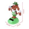 Solar Powered Dancing Toy, Cute Dog Swinging Animated Dancer Bobble Head Beer Dog Toy Car Decoration Kids Toys Gifts view 2