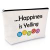 Bingo Makeup Bag for Women Bingo Game Lover Player Gifts Birthday Slot Machine Presents for Casino Lover Gambler Cosmetic Bag Christmas Graduation Presents Travel Cosmetic Pouch view 1