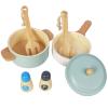 WoodenEdu Premium Toddler Play Kitchen Toys, Wooden Kitchen Utensils, Accessories for Pretend Play Kitchen Set, Montessori Learning Toy, Pretend Cooking Playset, Gift for 3+ view 1
