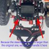 TEIRAY RC Servo Steering Servo for RC Car Boat Model Parts AX24 Axial SCX24 Upgrade Parts with Servo Mount Bracket and Arm (Black) view 2