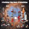 AESGOGO STEM Space Toys for 6 7 8 9 10 11 12 Year Old Boys Girls, Space Shuttle Rocket Launch Center Building Sets Toy Kits, Best Gifts for Kids Ages 8-14 566 Pcs. view 2