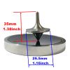 Metal Spinning top Stainless Steel Machining Surface Classic Shape Lead-Free (Spin Time 2-3 Minutes) (only Spinning top) view 2