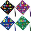 24 Pcs Kindergarten Graduation Cap Topper Craft for Kids, 2026 DIY Art Stickers Carft for Grad Hat Top Congrats Grad Decoration Set (Kindergarten Grad) view 1