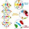 24 Pcs Kindergarten Graduation Cap Topper Craft for Kids, 2026 DIY Art Stickers Carft for Grad Hat Top Congrats Grad Decoration Set (Kindergarten Grad) view 3